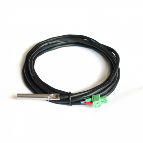 Remote temperature sensor with 3m cable and connector for TR/PTR/VS/PU/LS series solar charge controllers