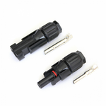 Pair of MC4 cable connectors / plugs for solar panels, extension leads or photovoltaic systems