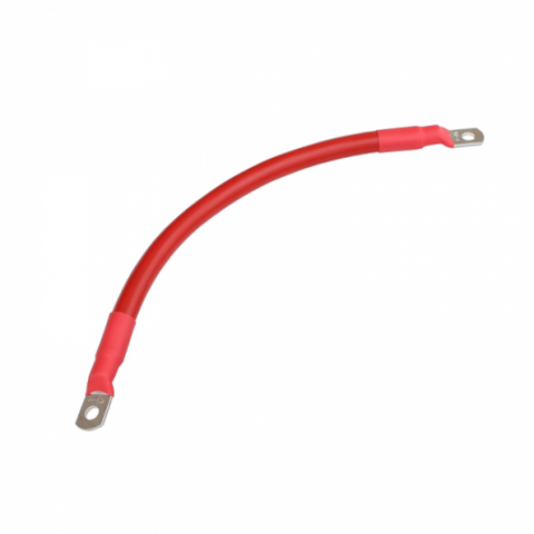 30cm 35mm2 heavy duty red battery cable link with eyelets to connect batteries