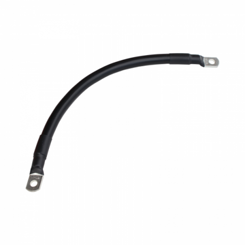 30cm 70mm2 heavy duty black battery cable link with eyelets to connect batteries