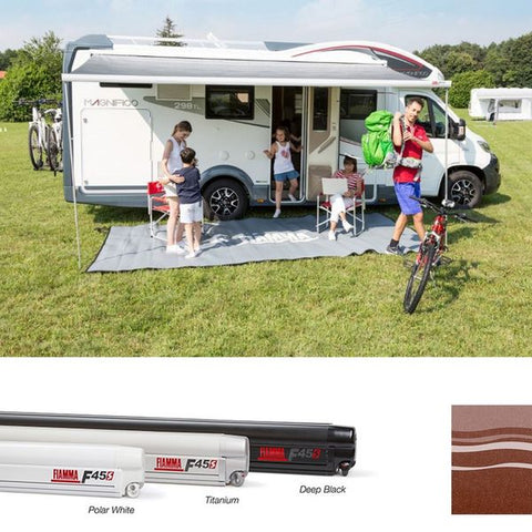 Fiamma Polar White F45S 400 Awning Sahara Fabric (06280C01S)