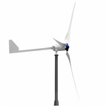 1000W 48V wind turbine with 3 blades and tail furling mechanism