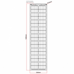 80W Reinforced narrow semi-flexible solar panel with a durable ETFE coating