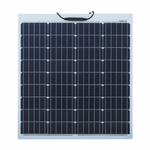 80W Reinforced semi-flexible solar panel with a durable ETFE coating