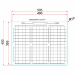 30W Reinforced semi-flexible solar panel with a durable ETFE coating