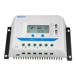 45A 12/24V solar charge controller / regulator with LCD display and powerful dual USB output (2.4A)