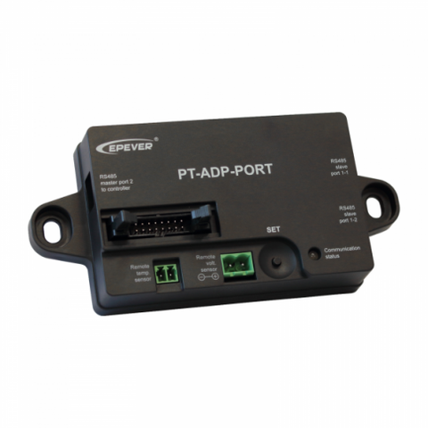 Parallel Adapter for 50-100A MPPT solar charge controllers in large solar power systems with multiple charge controllers