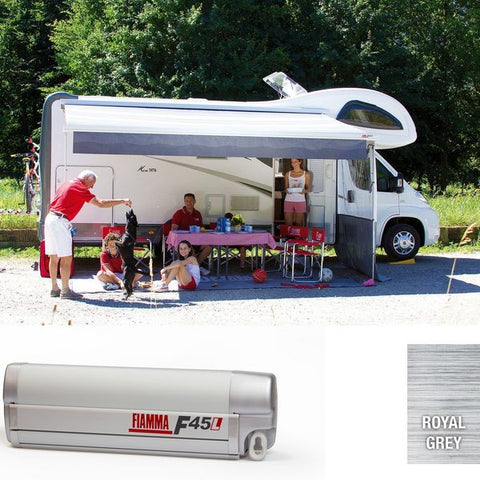 Fiamma Titanium F45L 550 Awning Royal Grey Fabric (06532B01R)