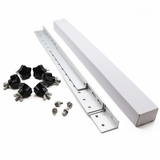 Set of 2 triangular mounting brackets (71cm)