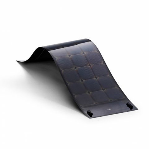 120W flexible CIGS solar panel with self-adhesive backing (Made in Sweden)