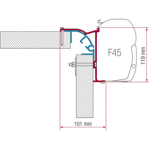 Fiamma Kit for Bailey Mk 2 (98655-946)