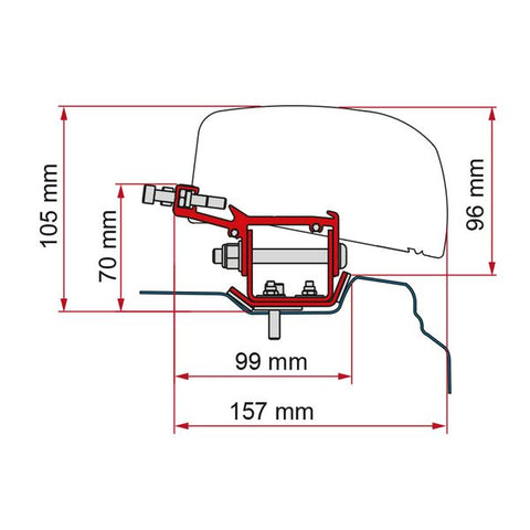 Fiamma Kit Renault Trafic F40 - L2 (Left & Right Hand Drive) (98655Z088)