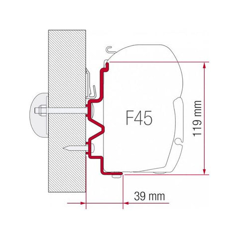 Fiamma Adapter Rapido 90DF-10-450 (98655-918)