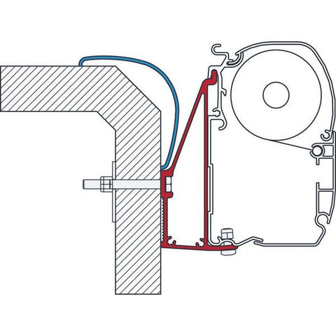 Fiamma Rapido 6 Bracket 3.5m (98655-895)