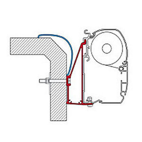 Fiamma Rapido 6 Bracket 4.0m (98655-896)