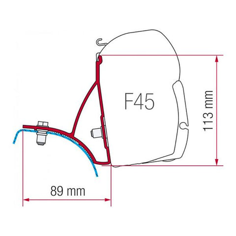 Fiamma Kit for Trafic/Vivaro (98655-854)