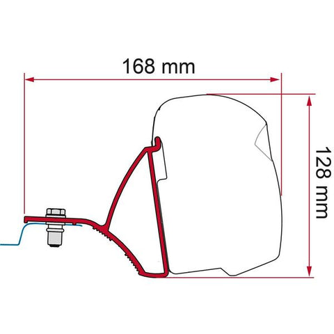 Fiamma F43 Kit for Trafic, Vivaro, NV300 & Talento >15 Deep Black