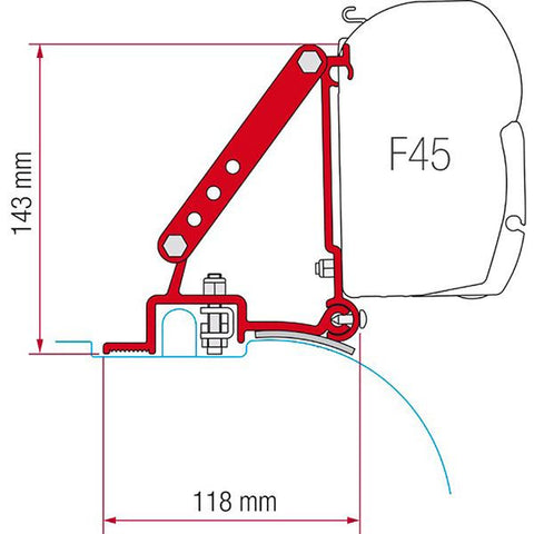 Fiamma Kit for Ducato / Jumper / Boxer (98655-680)