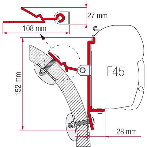 Fiamma Adapter C (02097-01-)