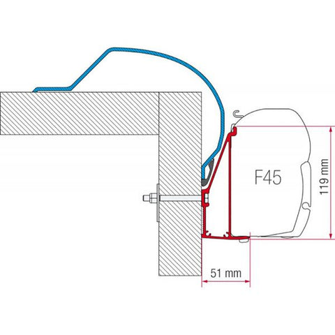 Fiamma Adapter Arca 4.0m (98655-852)