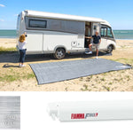 Fiamma F80L 500 Awning Polar White - Royal Grey (07840H01R)