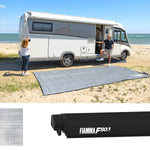 Fiamma F80L 450 Awning Deep Black - Royal Grey (07841G01R)