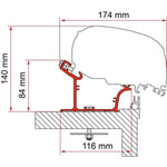 Fiamma F80 Adapter Adria Caravan 500 (98655Z142)