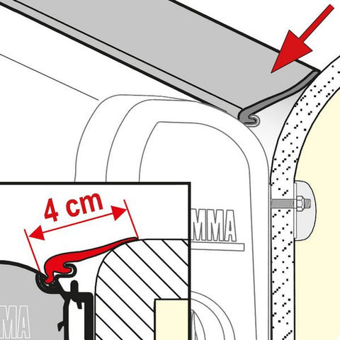 Fiamma Rain Guard M 30m Roll (03477-01-)