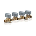 Truma VK4 8mm 4 Way Gas Manifold Valve with Brass Olives & Nuts