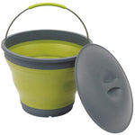 Collaps Bucket with Lid Green