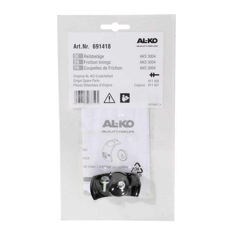 AL-KO Front & Rear Friction Pads for AKS 3004 Stabiliser (691418)