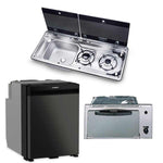 Dometic NRX50 Fridge, Smev 555 Grill and 9722 Hob/Sink (Sink on Left)