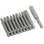 Cannon Tools 10 Piece Power Bit Set in Chrome Vanadium