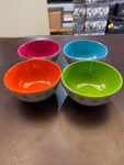 Campersmile melamine 4pc bowl set multicoloured