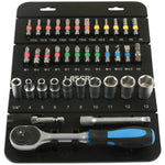 Laser Tools Socket and Bit Set 1/4" Drive (37-Piece)