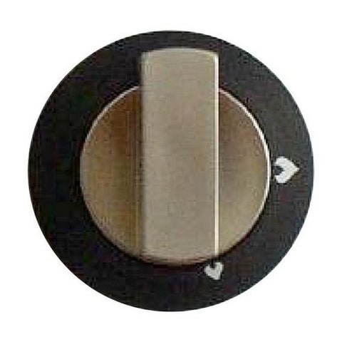 Thetford Hob-Grill Knob Black & Satin SSPA0902.SA for Enigma Cookers