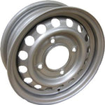 AL-KO 4.5J 4 STUD 13" B+B WHEEL RIM SILVER (5 1/2" PCD)