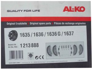 AL-KO BRAKE PADS KIT 1637 EURO POST 94