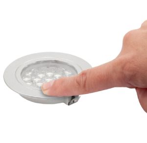 VECHLINE CORVUS MINI 2W DOWNLIGHT BRUSHED NICKEL TOUCH