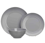 12PC COOL GREY NON SLIP PREMIUM PLUS SET