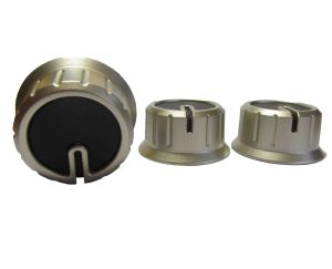 THETFORD CONTROL KNOBS (3) BRUSHED NICKEL