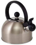 VIA MONDO 1L SOFT GOLD STAINLESS STEEL WHISTLING KETTLE Camping Caravan Motorhome