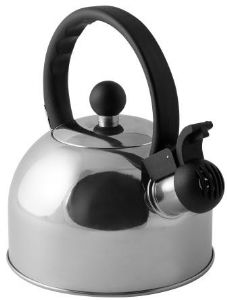 VIA MONDO 1L STAINESS STEEL WHISTLING KETTLE Camping Caravan Motorhome