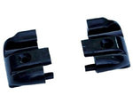 WINDOW RAIL END CAP BLACK POLYPLASTIC (2)