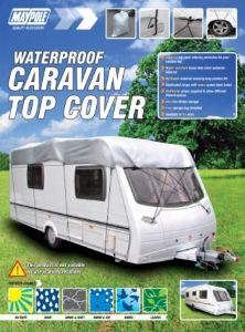 MAYPOLE CARAVAN TOP COVER UP TO 4.1M 14' GREY