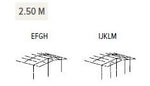 Trigano MONTREUX 2.5M AWNING size G (875 909cm) EX-DEMO DEAL