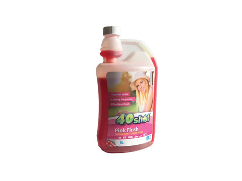 1 Litre 40 Shot PINK Toilet Rinse