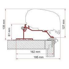 F80/F65 ADAPTER KIT CARAVAN ROOF