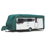 Caravan cover max (large , 510 - 570 cm) green