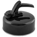 Olton black aluminium base whistling kettle (2L) Camping Caravan Motorhome